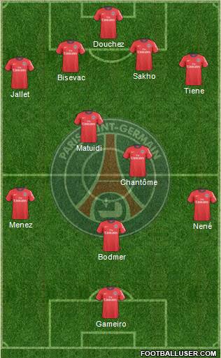 Paris Saint-Germain Formation 2011