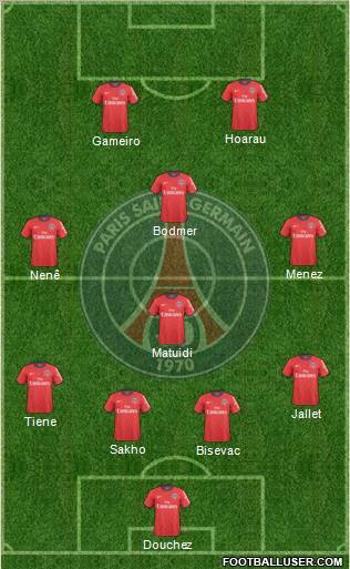 Paris Saint-Germain Formation 2011