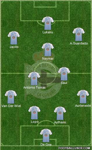 R.C. Deportivo de La Coruña S.A.D. Formation 2011