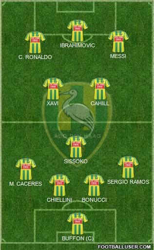 ADO Den Haag Formation 2011