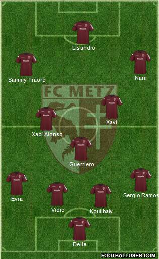 Football Club de Metz football formation