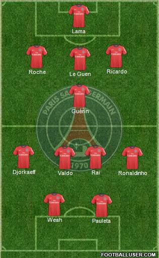 Paris Saint-Germain Formation 2011