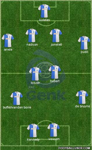 K Racing Club Genk football formation