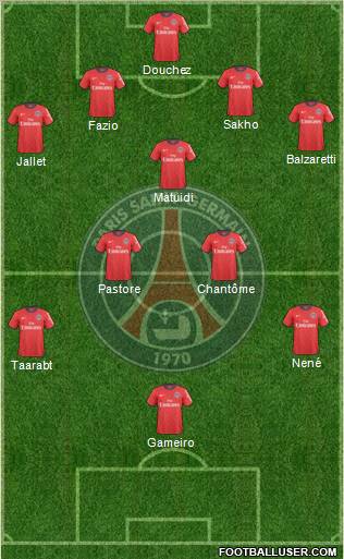 Paris Saint-Germain Formation 2011