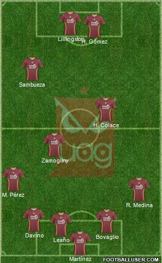Club Tecos de la UAG Formation 2011