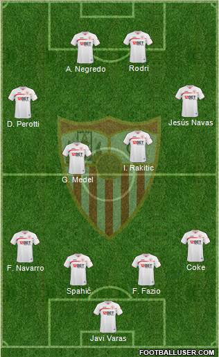 Sevilla F.C., S.A.D. Formation 2011