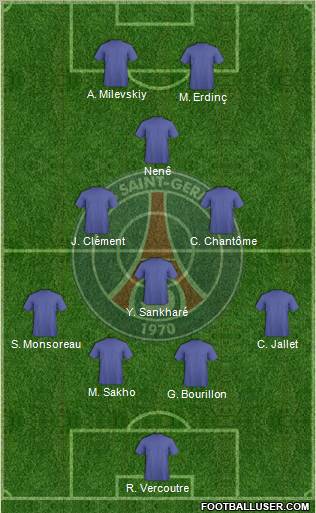 Paris Saint-Germain Formation 2011