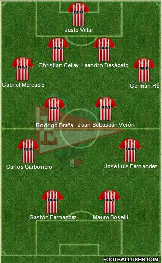 Estudiantes de La Plata Formation 2011