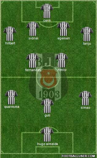 Besiktas JK Formation 2011