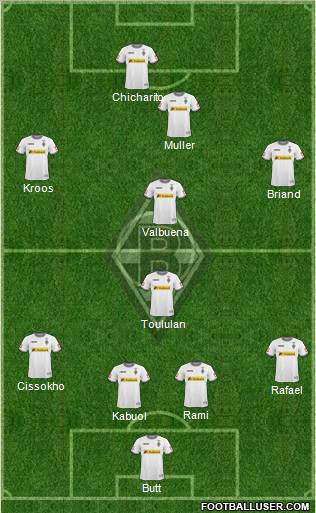 Borussia Mönchengladbach Formation 2011