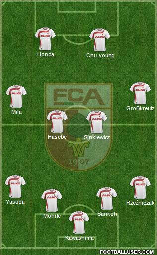 FC Augsburg Formation 2011