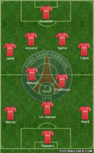 Paris Saint-Germain Formation 2011