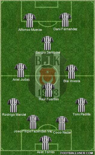 Besiktas JK Formation 2011