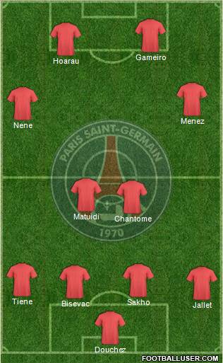 Paris Saint-Germain Formation 2011