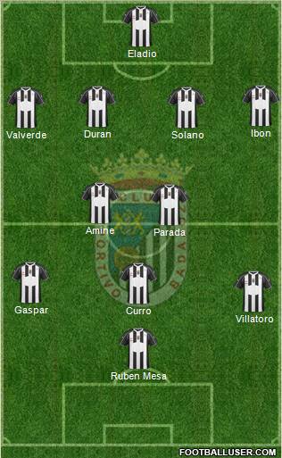 C.D. Badajoz S.A.D. Formation 2011