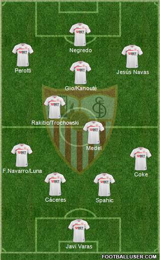 Sevilla F.C., S.A.D. Formation 2011