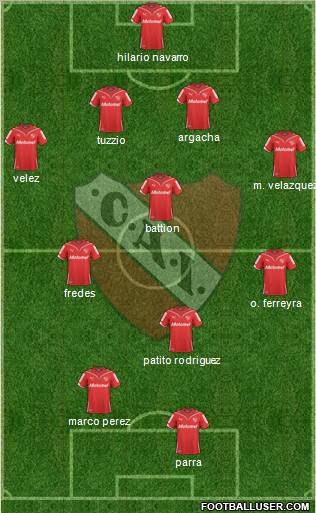 Independiente Formation 2011