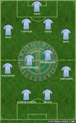 Belgrano de Córdoba Formation 2011