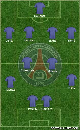 Paris Saint-Germain Formation 2011