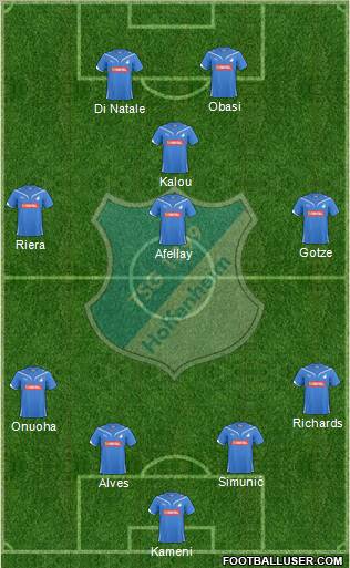 TSG 1899 Hoffenheim Formation 2011