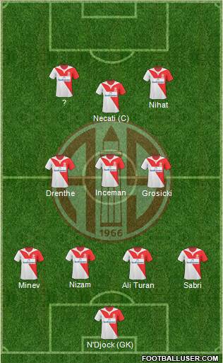 Antalyaspor A.S. Formation 2011