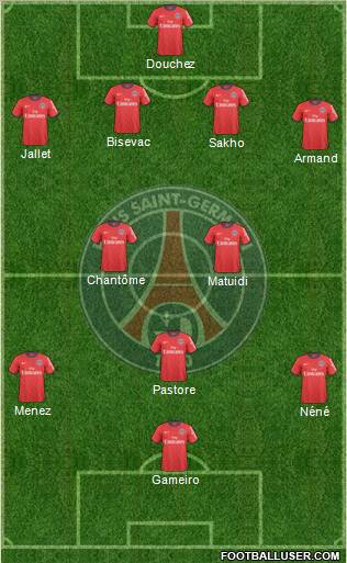 Paris Saint-Germain Formation 2011