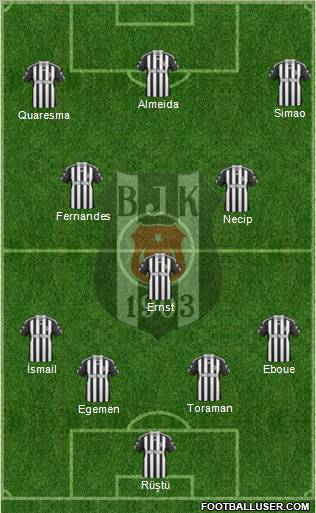 Besiktas JK Formation 2011