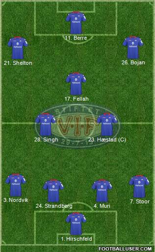 Vålerenga Fotball Formation 2011