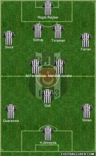 Besiktas JK Formation 2011