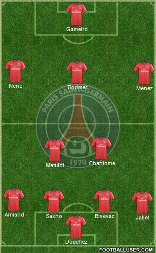 Paris Saint-Germain Formation 2011