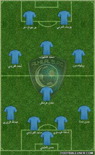 Al-Hilal (KSA) Formation 2011