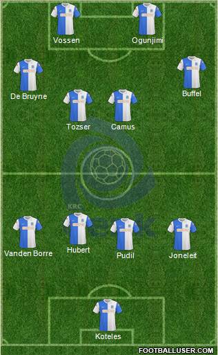 K Racing Club Genk football formation