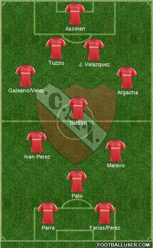 Independiente Formation 2011