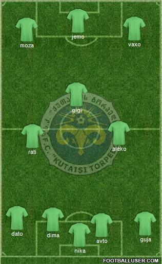 FC Kutaisi-Torpedo Formation 2011