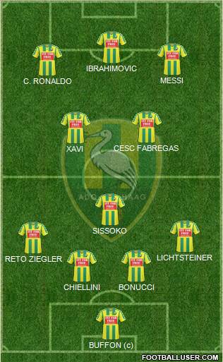 ADO Den Haag Formation 2011