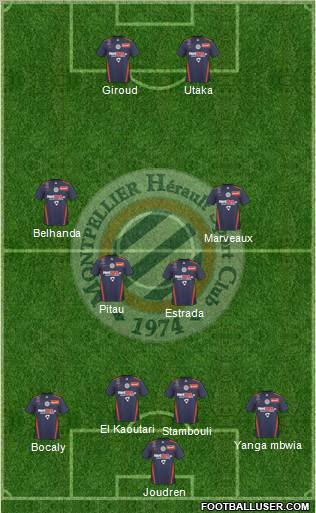 Montpellier Hérault Sport Club Formation 2011