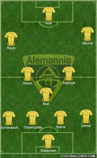 TSV Alemannia Aachen Formation 2011