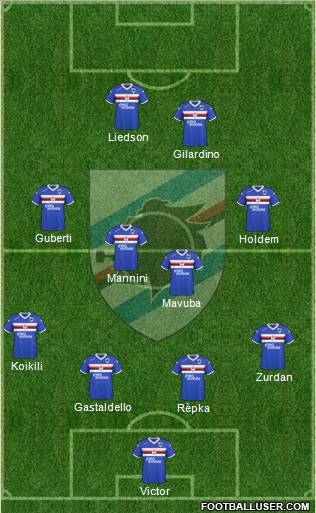 Sampdoria Formation 2011