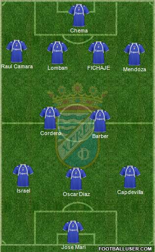 Xerez C.D., S.A.D. Formation 2011