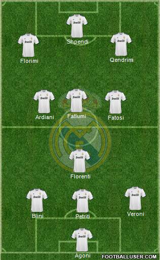 Real Madrid C.F. Formation 2011