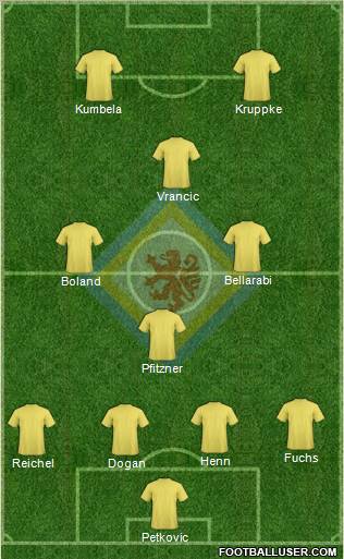 Braunschweiger TSV Eintracht Formation 2011