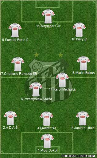 Santos FC Formation 2011