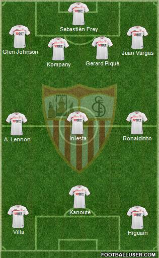 Sevilla F.C., S.A.D. Formation 2011