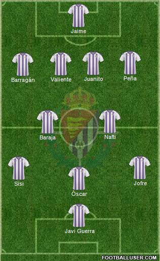 R. Valladolid C.F., S.A.D. Formation 2011