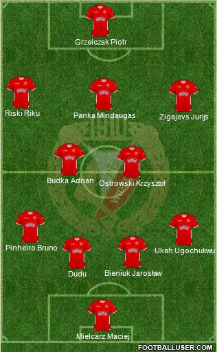 Widzew Lodz Formation 2011