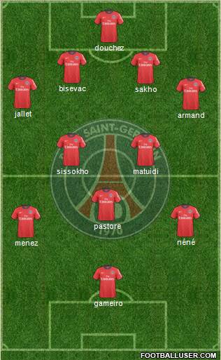 Paris Saint-Germain Formation 2011