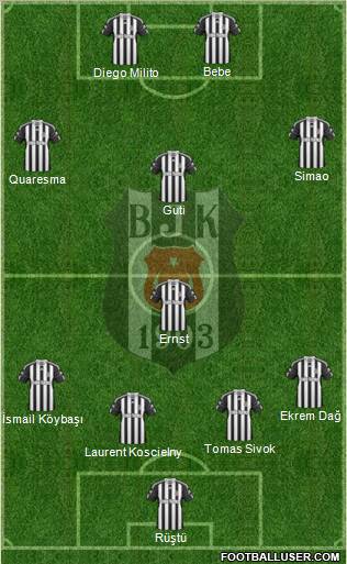 Besiktas JK Formation 2011