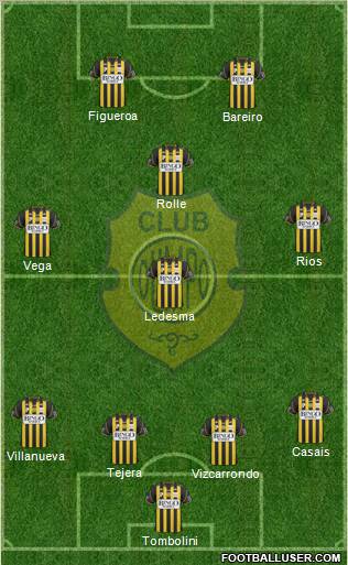 Olimpo de Bahía Blanca football formation