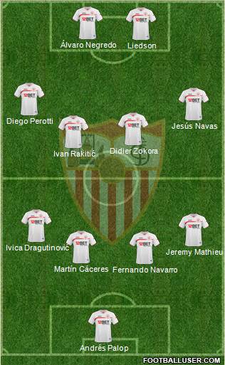 Sevilla F.C., S.A.D. Formation 2011