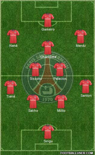Paris Saint-Germain Formation 2011